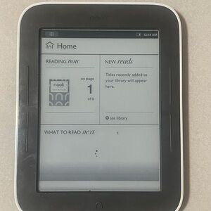 Nook Simple Touch Black eBook Reader Tablet